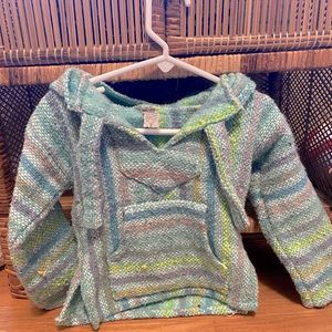 Baja/bojo hoodie kids 12-18 months made in Mexico